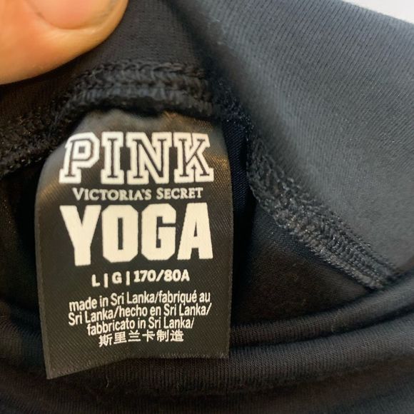 Pink Victorias Secret Yoga Legging Black - Picture 3 of 4